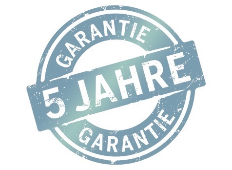5 Jahre Garantie 5 Jahre Garantie