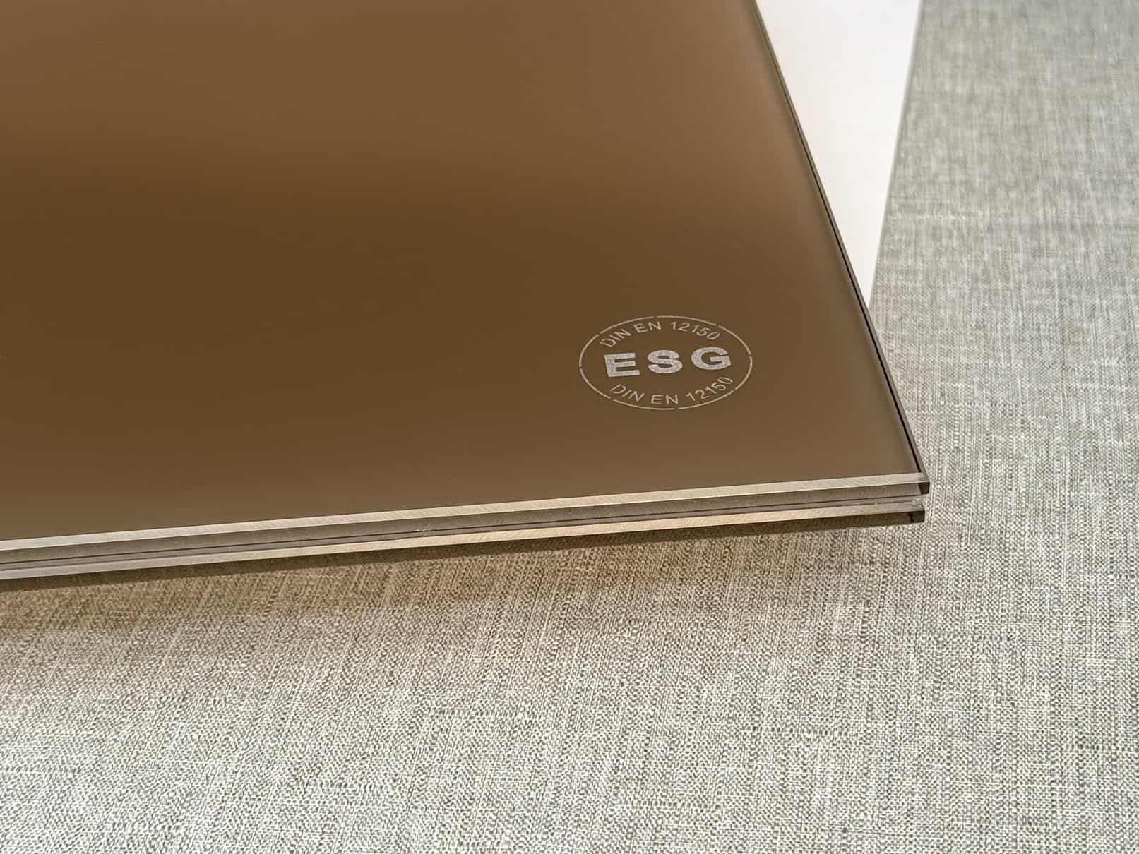 VSG aus ESG bronze matt