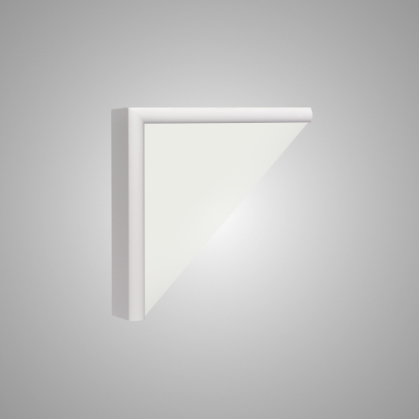 Aluminium weiß rund 10 mm