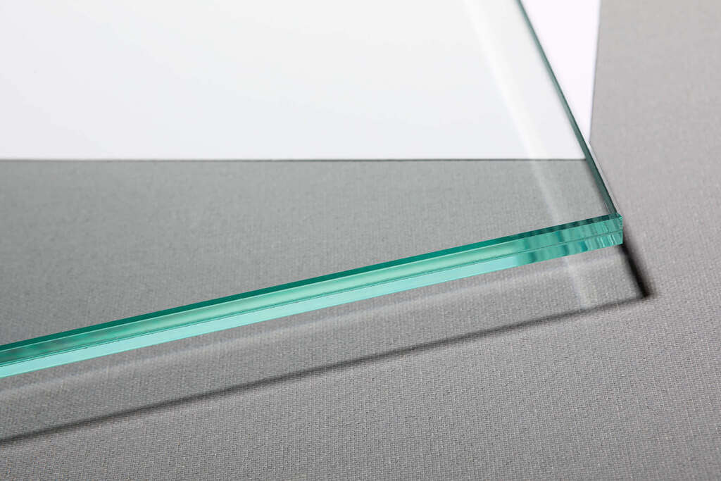 VSG Glasscheibe mit polierter Kante VSG klar